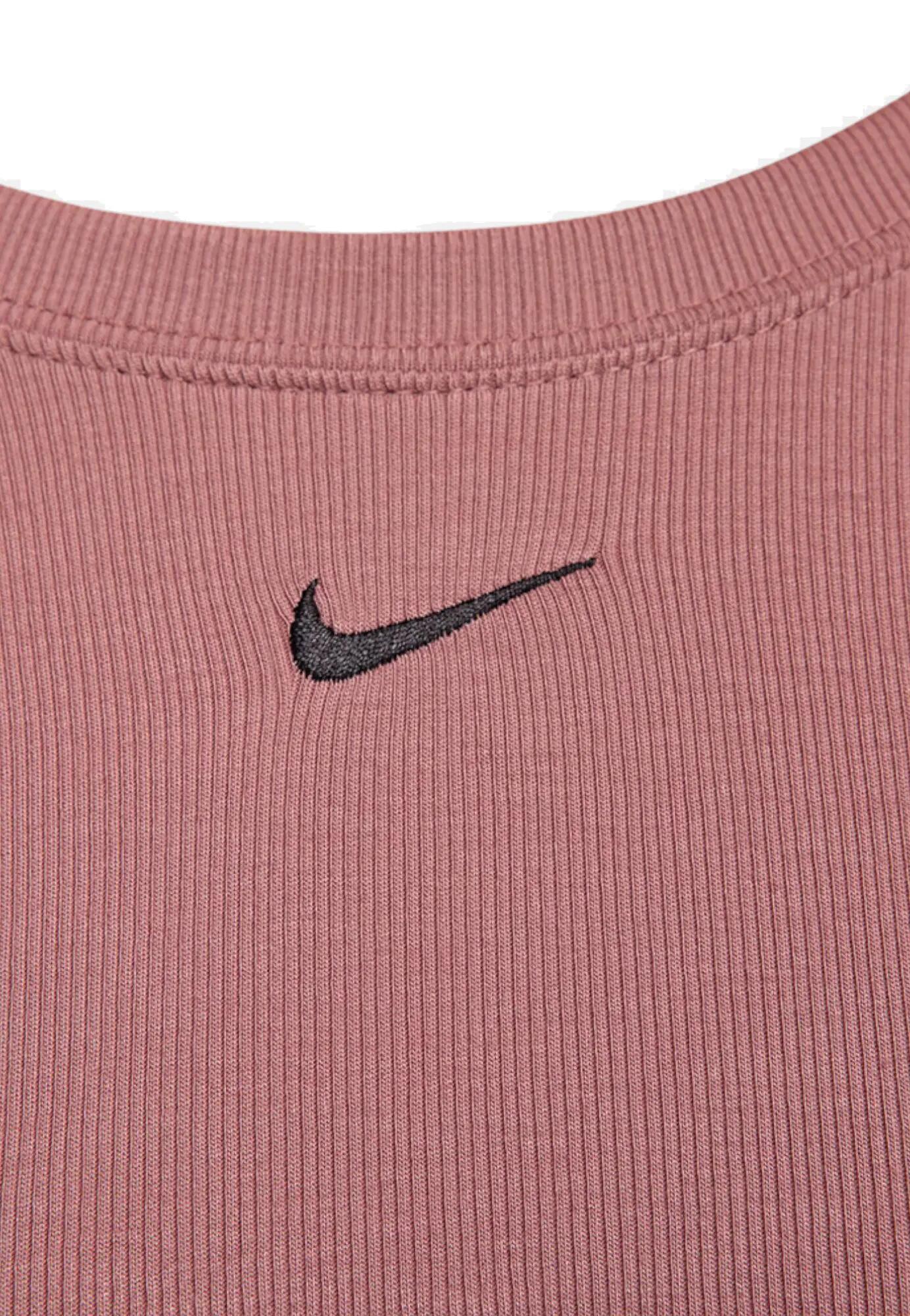 T-shirt Nike Sportswear W NSW NK CHLL KNT  MRIB LS TOP 4/4