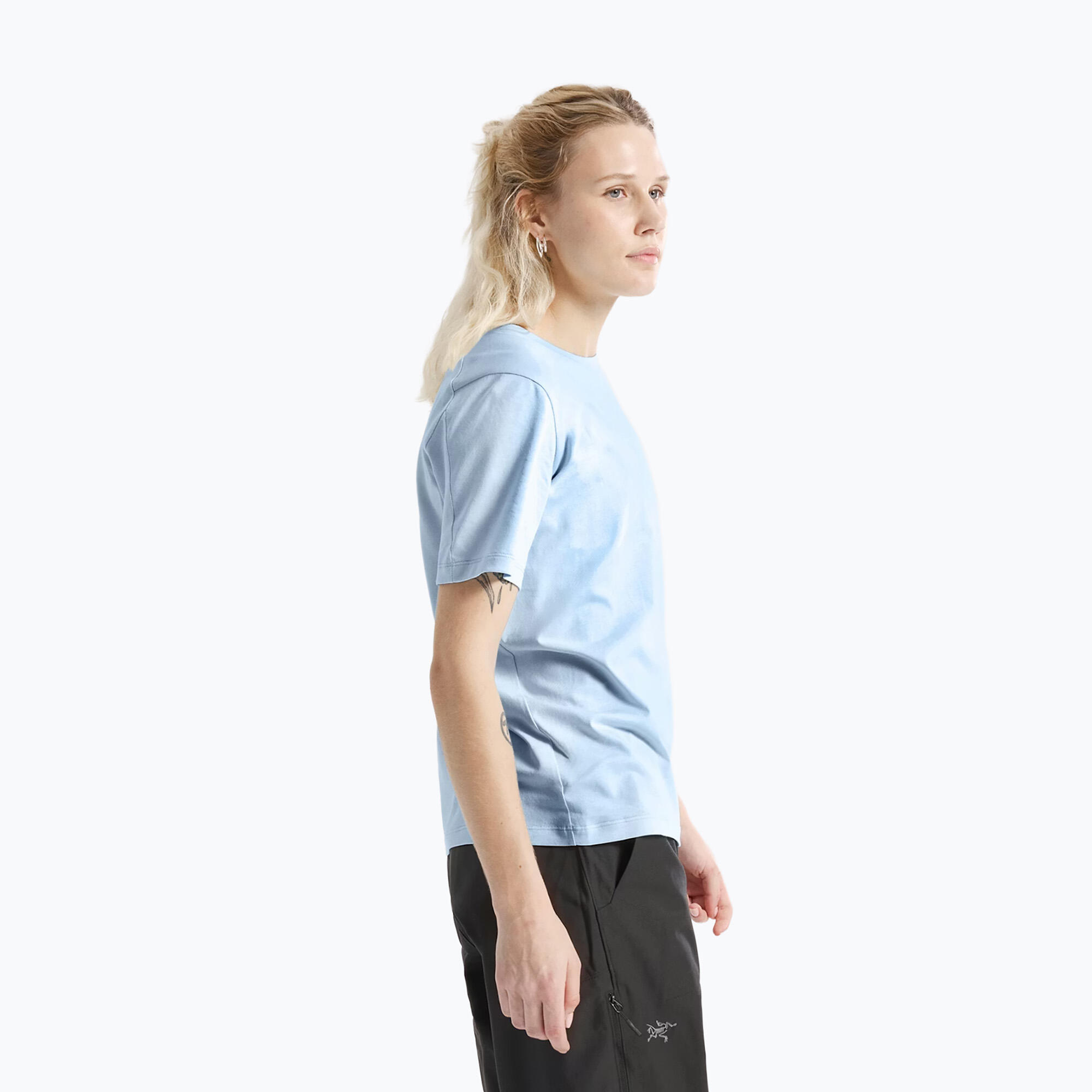 Koszulka damska Arcteryx Kragg Sl Cotton Emblem Crew 4/7