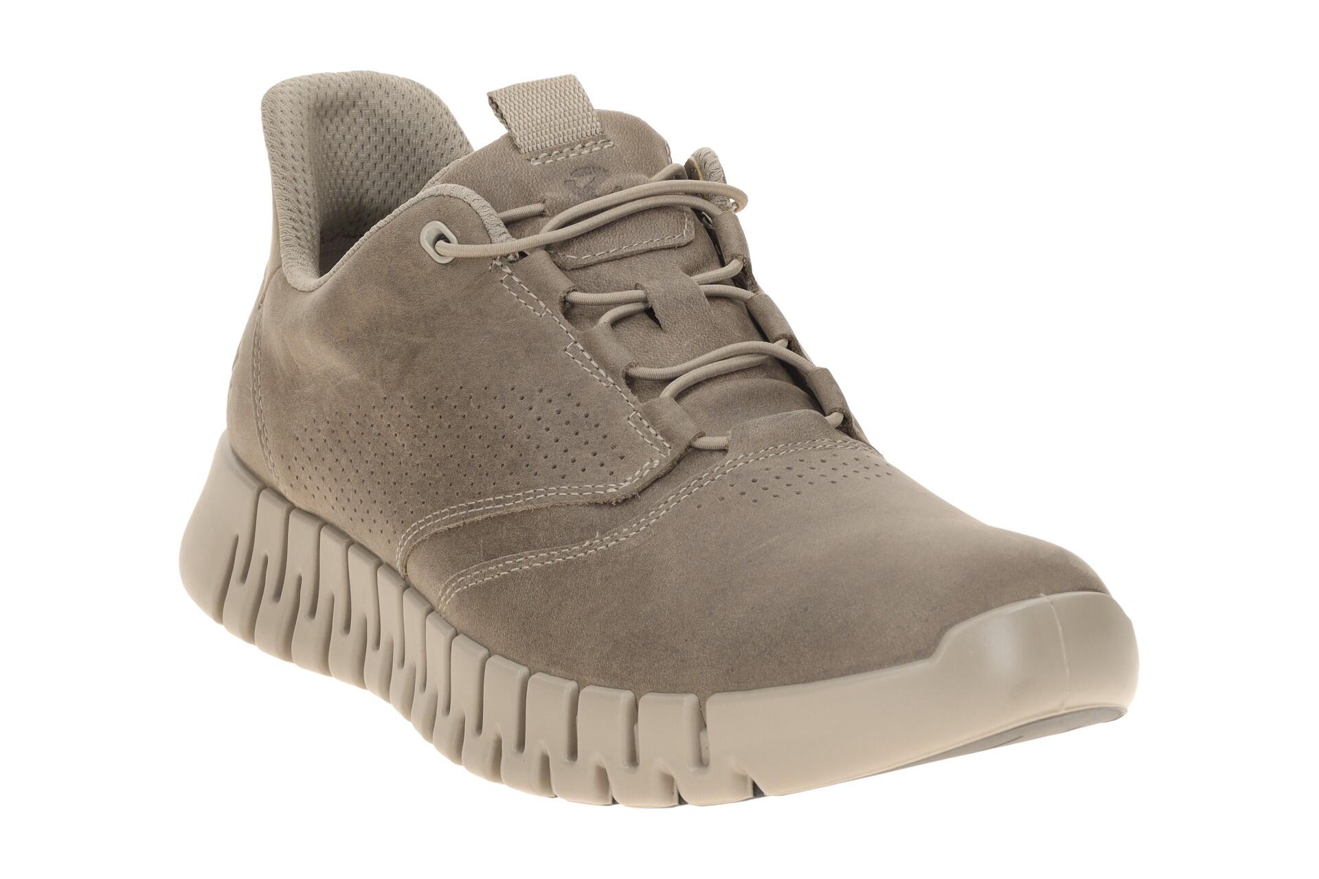 Ecco Gruuv Schuhe taupe grau Herren Sneakers Easy Entry 525304 3/7