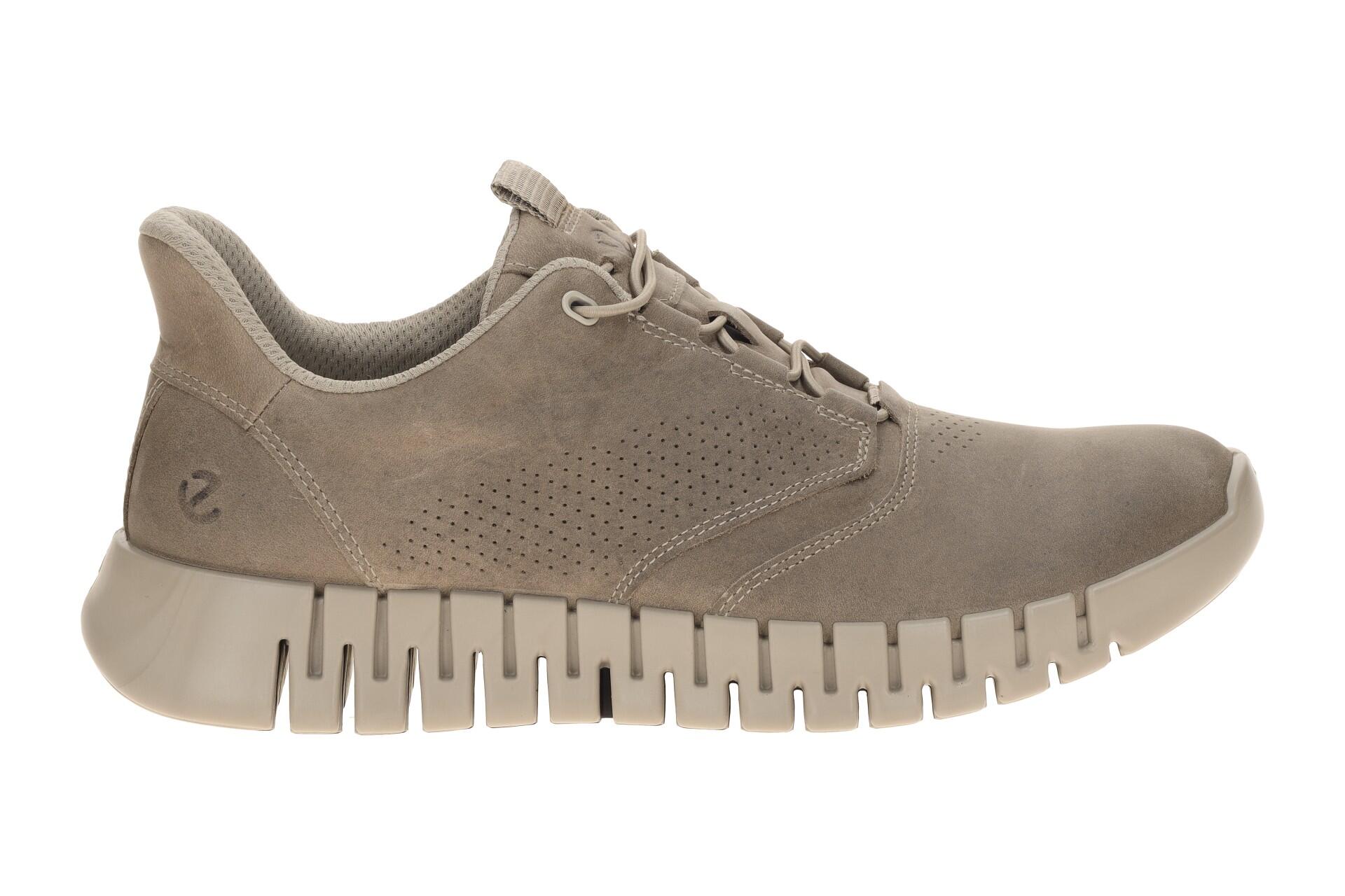 Ecco Gruuv Schuhe taupe grau Herren Sneakers Easy Entry 525304 2/7