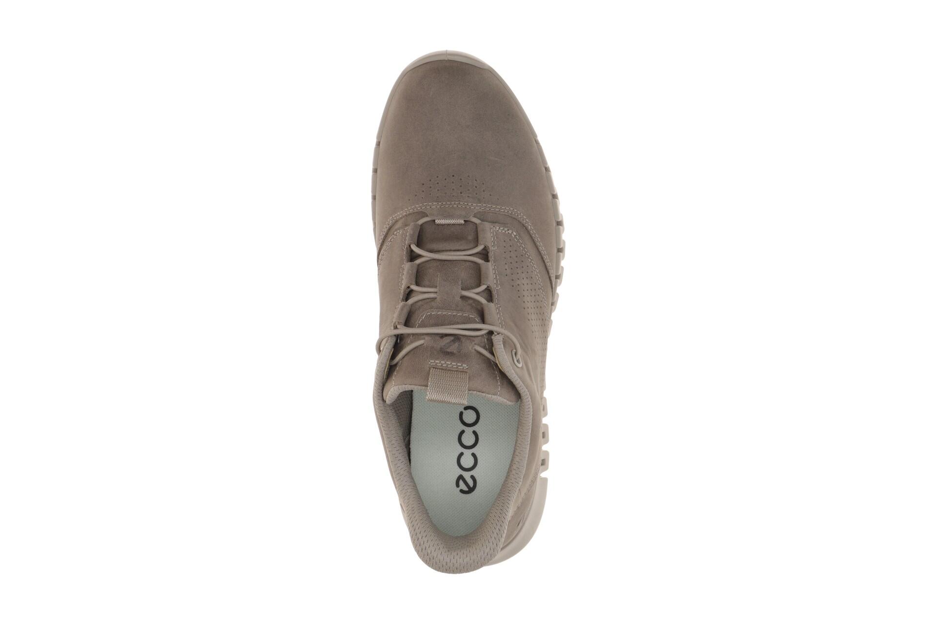 Ecco Gruuv Schuhe taupe grau Herren Sneakers Easy Entry 525304 6/7