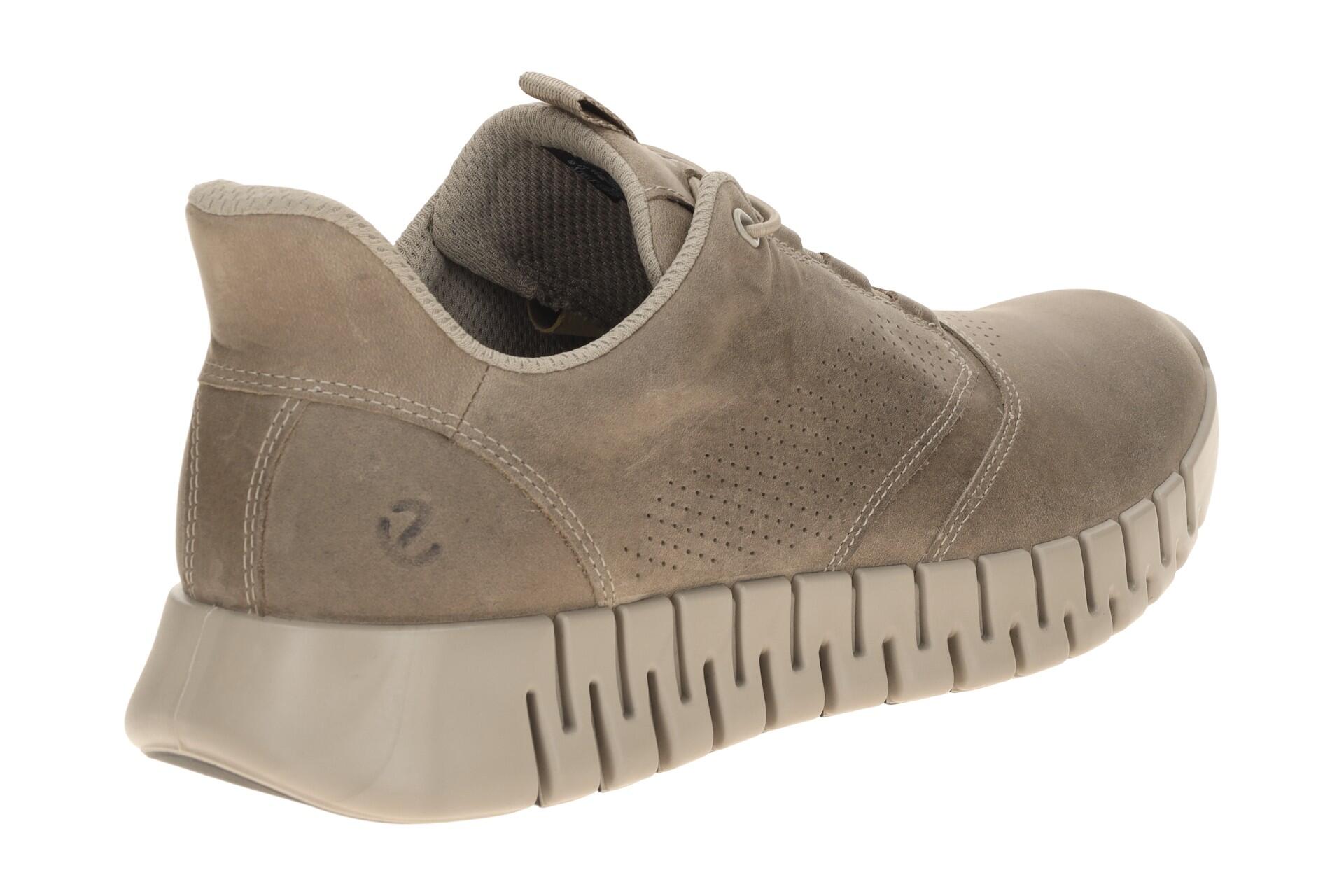 Ecco Gruuv Schuhe taupe grau Herren Sneakers Easy Entry 525304 4/7
