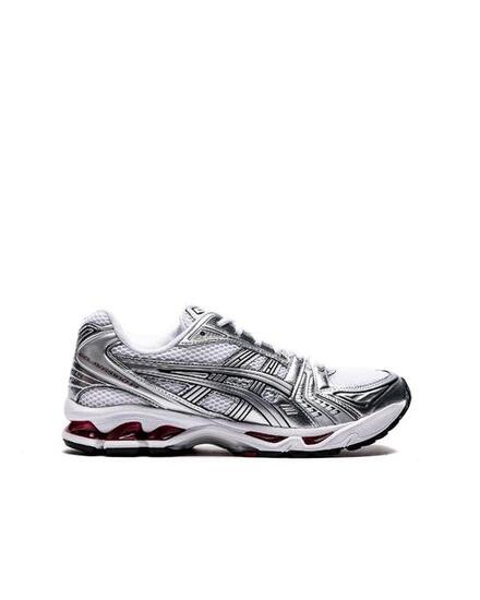 ASICS Gel-Kayano 14 Hardloopschoenen Wit Zilver