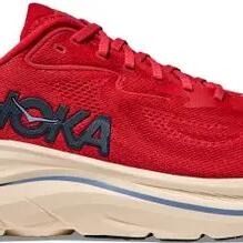 Hoka Clifton 10 - Men's Running Shoes, Red Blue