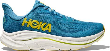 Hoka Clifton 10 Chaussures Running Homme Bleu/Jaune