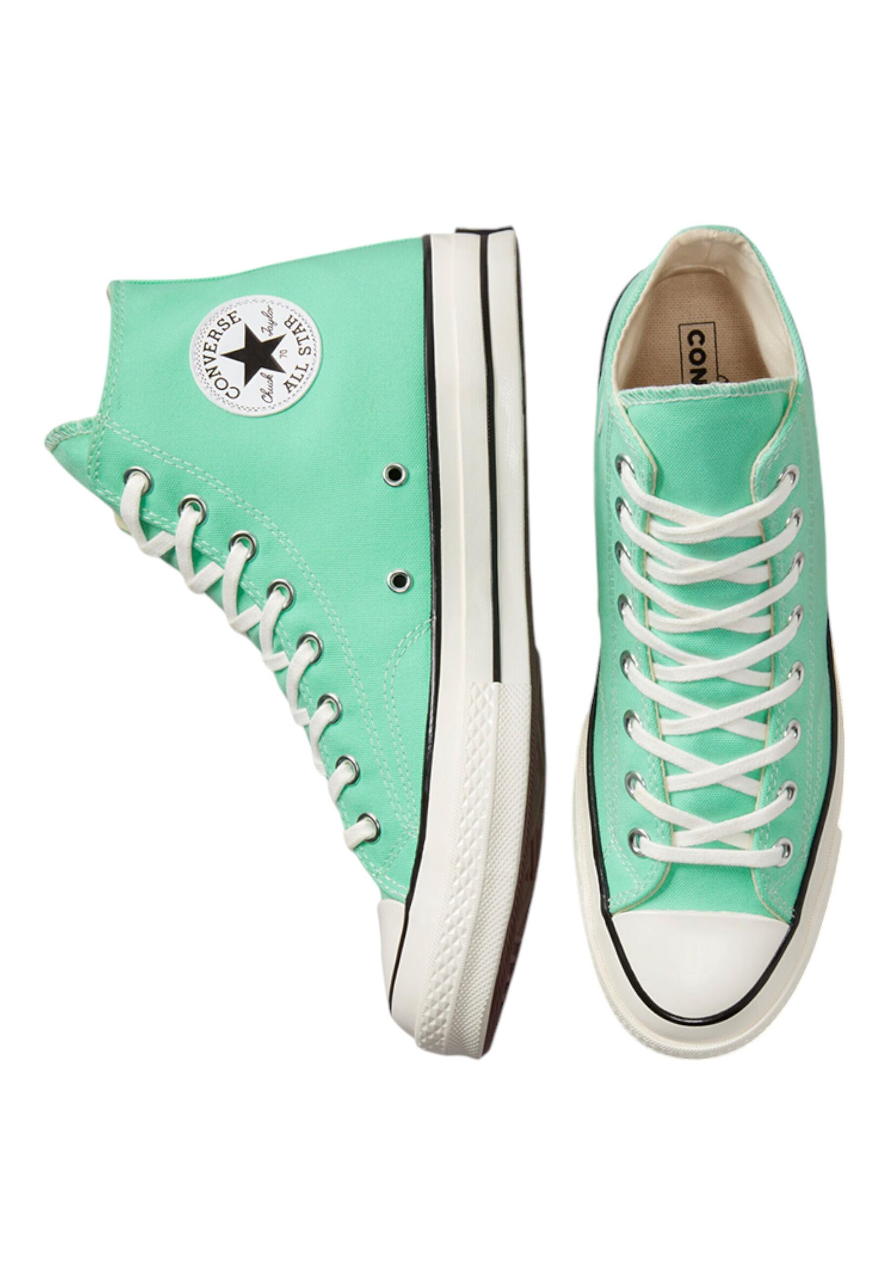 Sneakers Converse CHUCK 70 HI PRISM GREEN/EGRET/BLACK 3/6