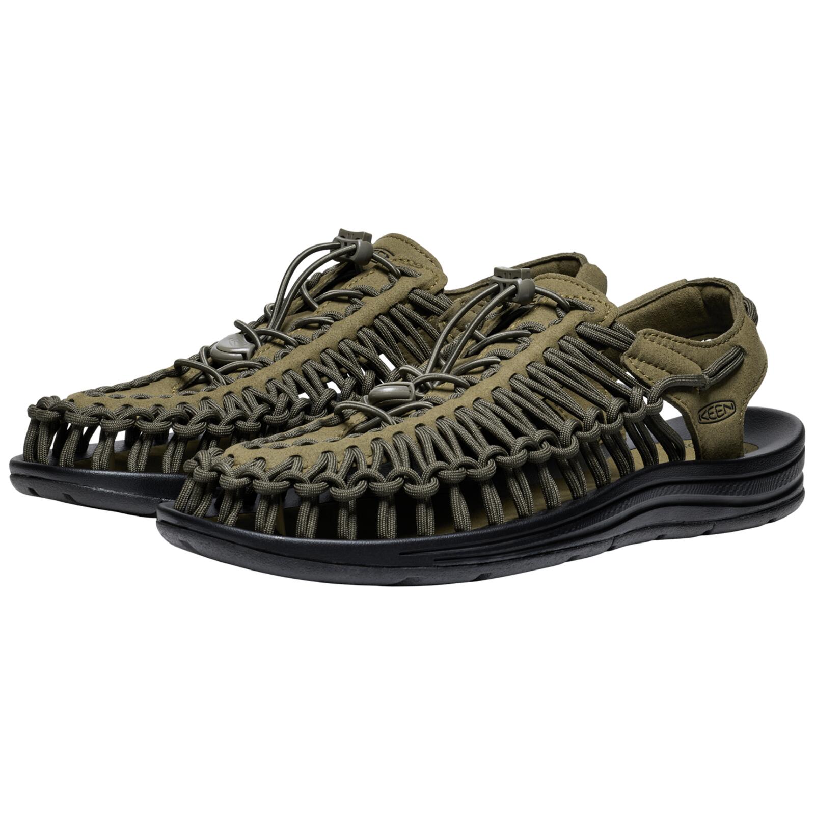 KEEN M Uneek - verde oliva scuro/nero 3/5