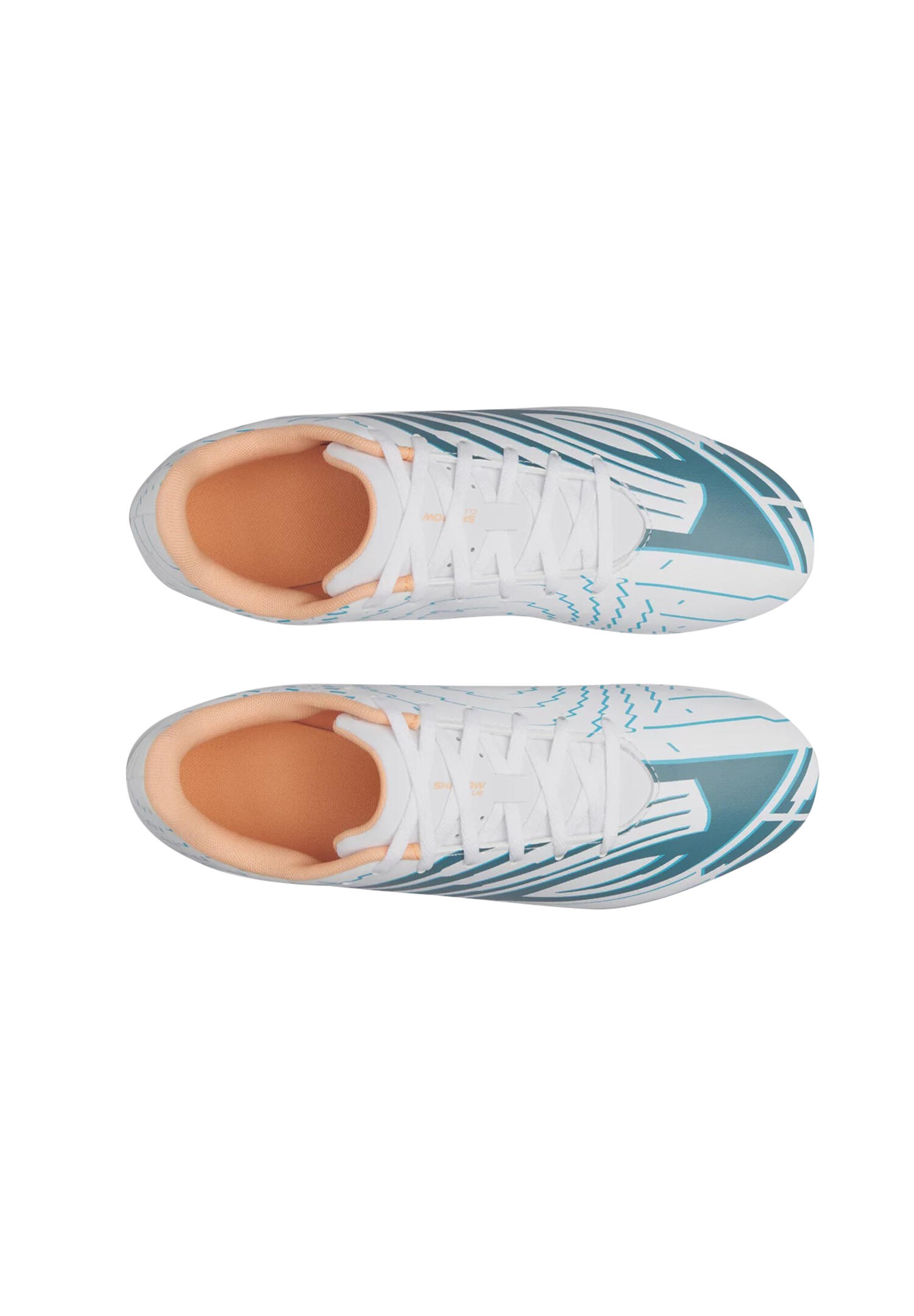Under Armour Unisex Shadow Club4FG Scarpe Calcio 6006232101 White/Boundless Blue 4/4
