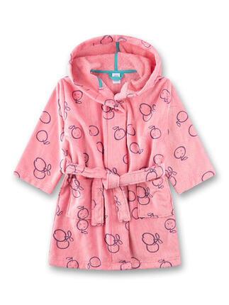 Peignoir pour fille motif cerise