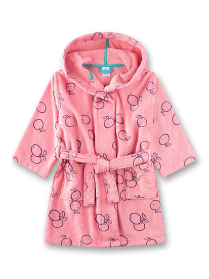 Peignoir pour fille motif cerise