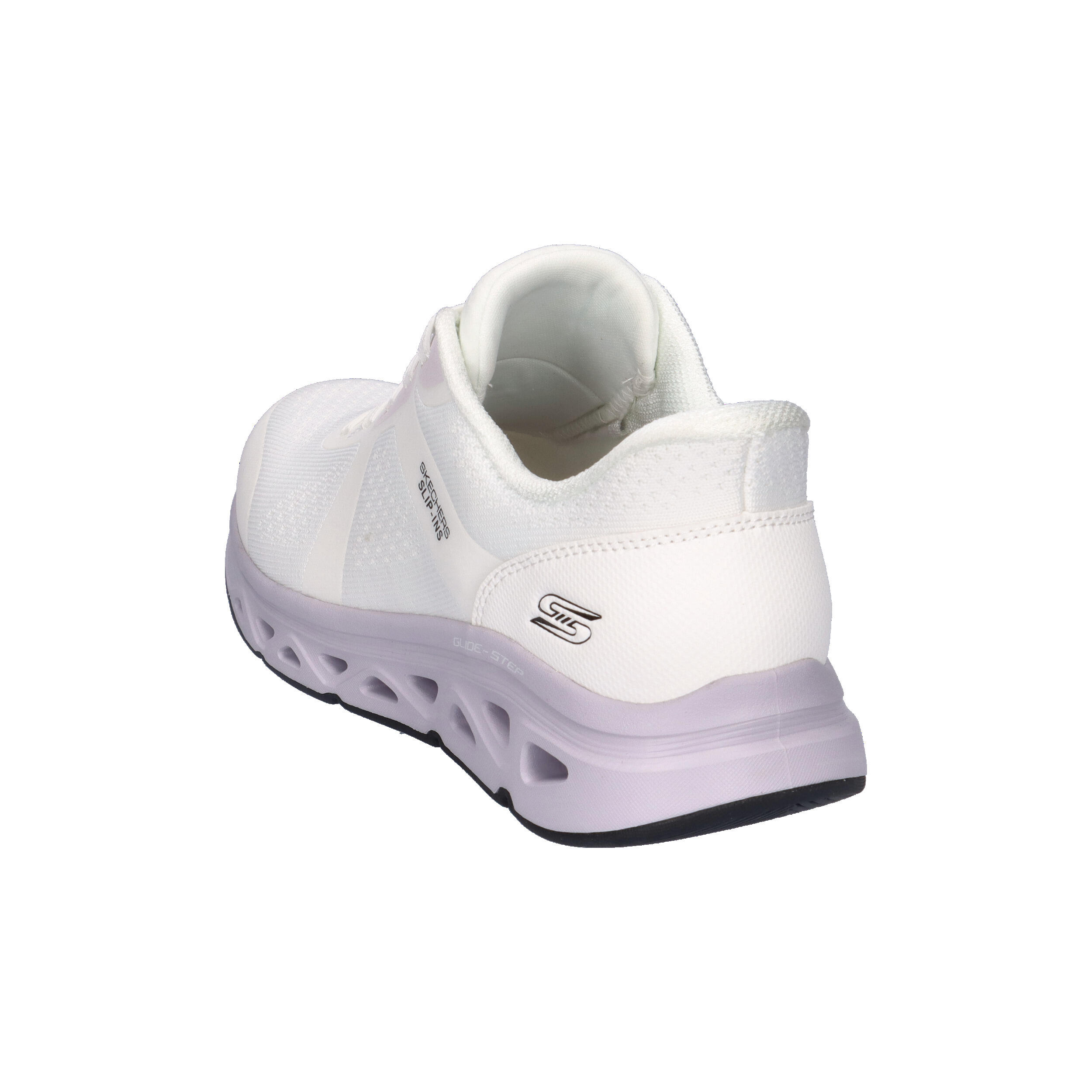 Skechers Damen Slip-ins BOBS Sport Arc Waves Sneaker 117863 WLV White Lavender 12/15