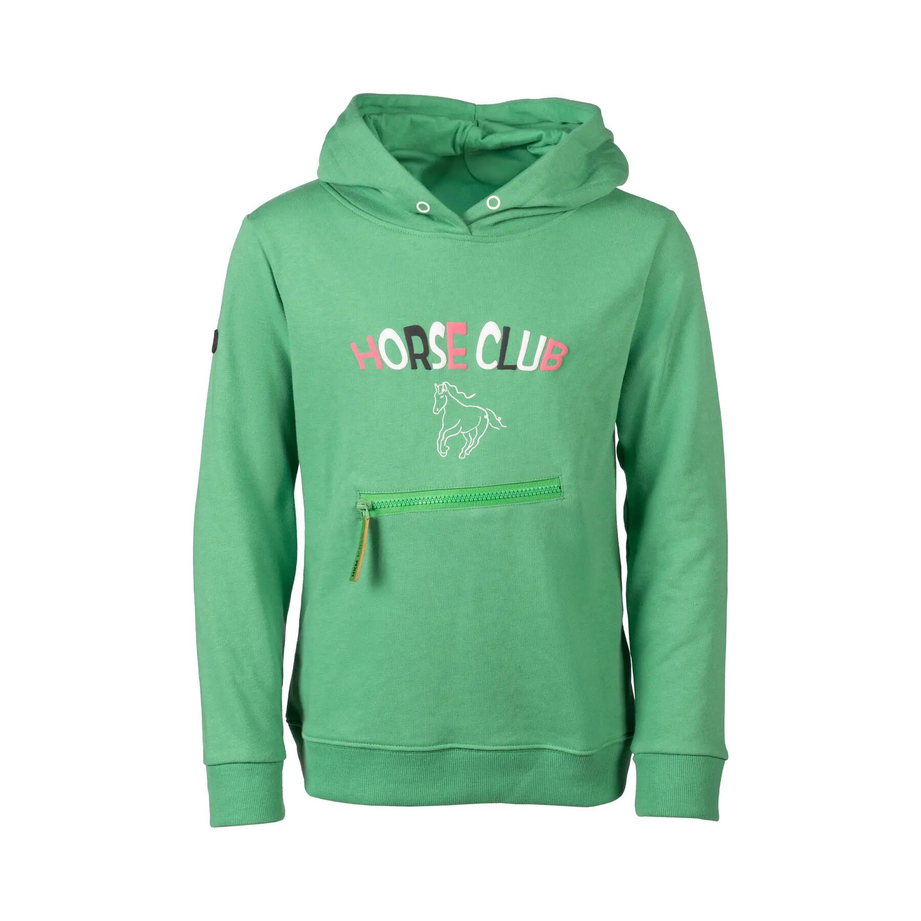 Sweatshirt équitation à capuche fille HKM Kids Maui 1/4