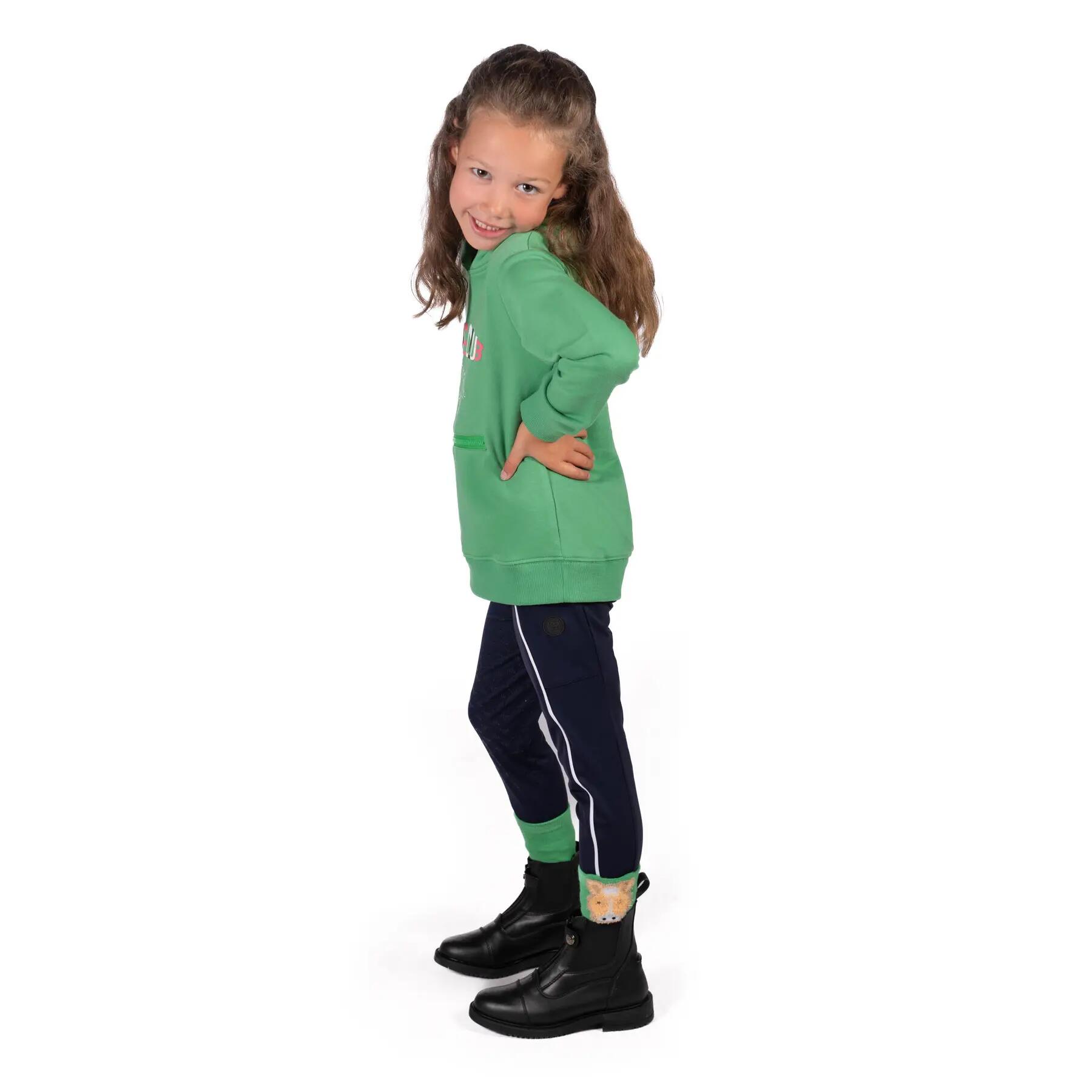 Sweatshirt équitation à capuche fille HKM Kids Maui 4/4