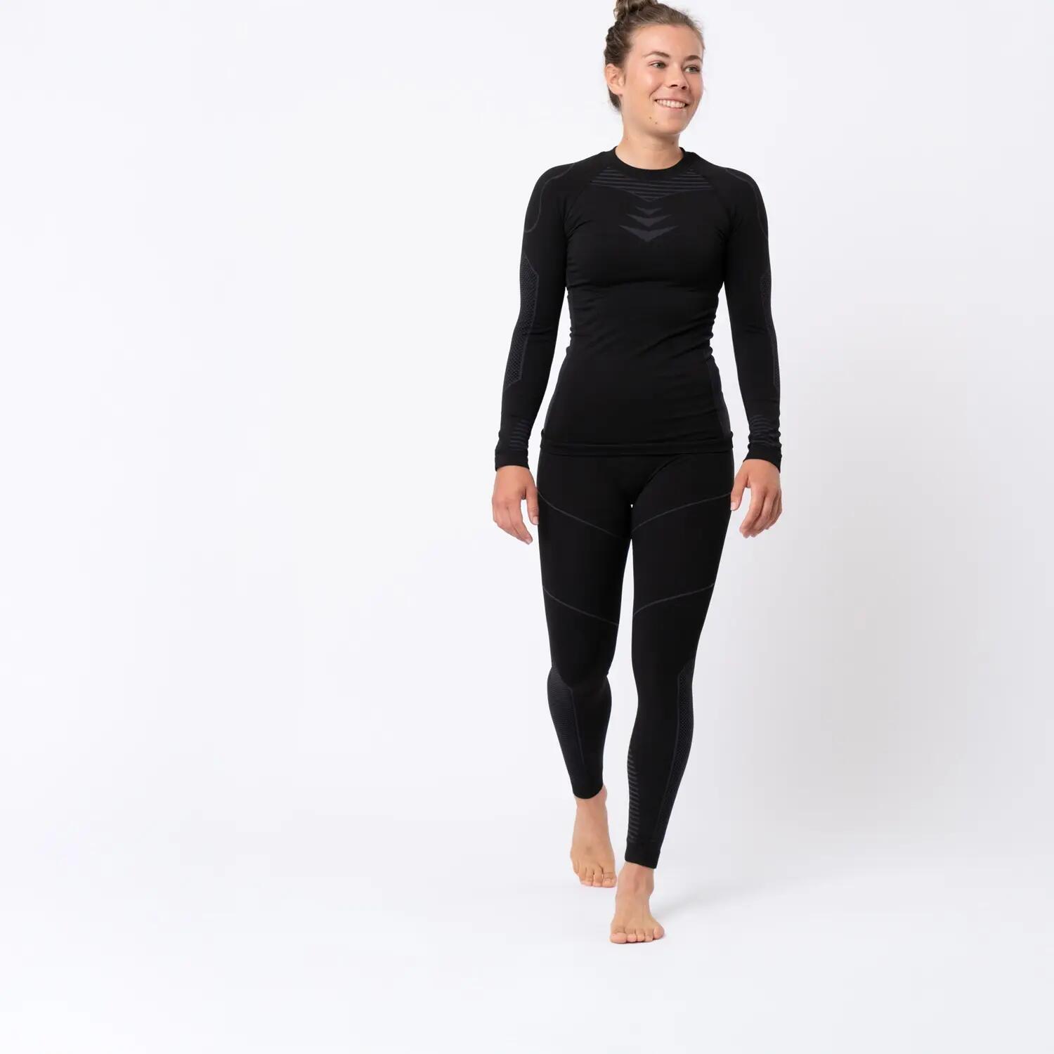Damen Thermounterwäsche (Modell: Lindsey) Blk-Grey L 5/6