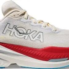 Hoka Mach X 3 Men's Running Shoes - White/Red