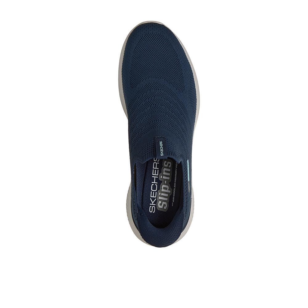 Zapatillas Skechers Hombre Ultra Flex 4.0 Calvera Azul 3/4