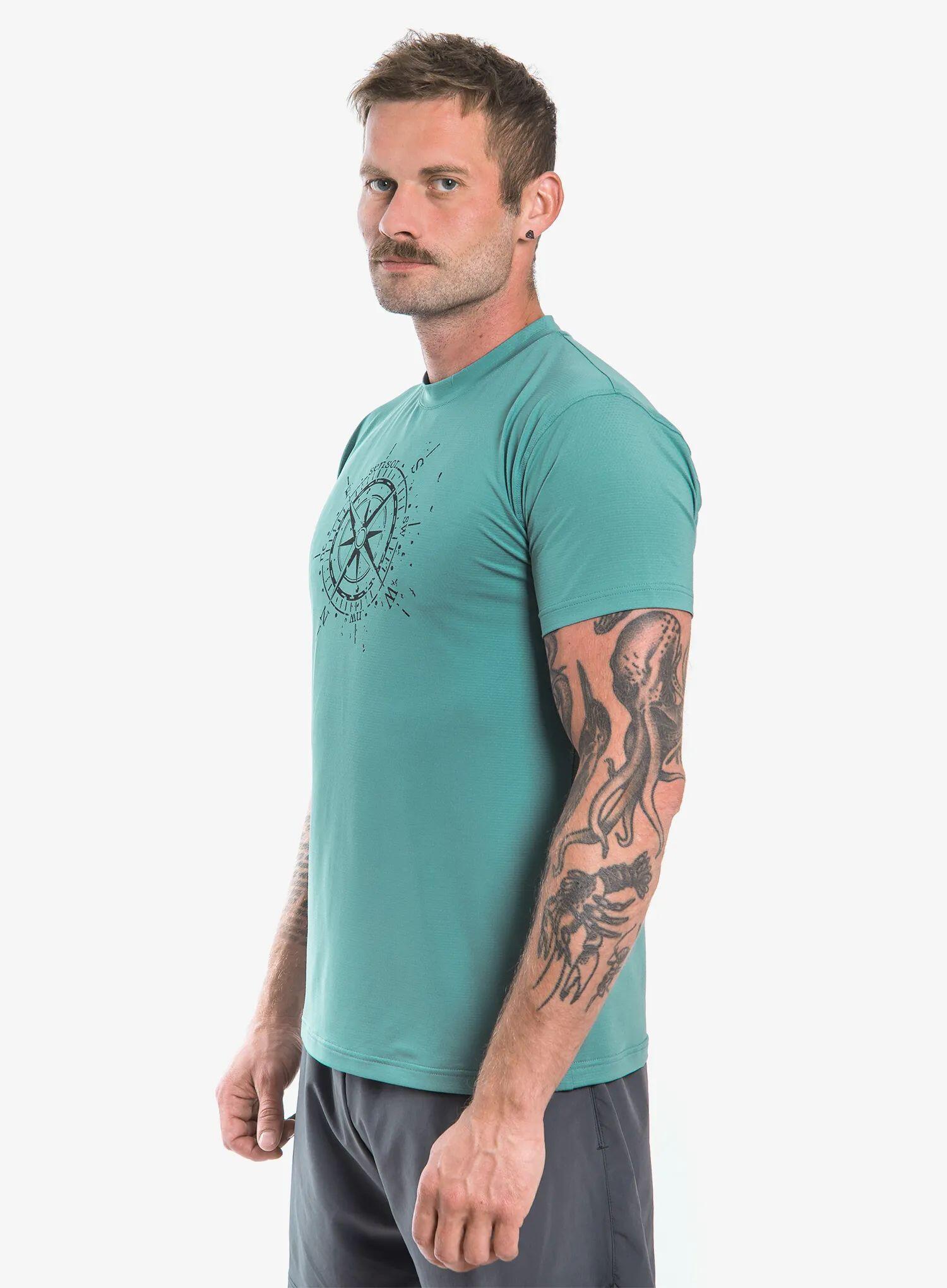 Koszulka z nadrukiem Sensor Coolmax Techtee SS Compass 3/5