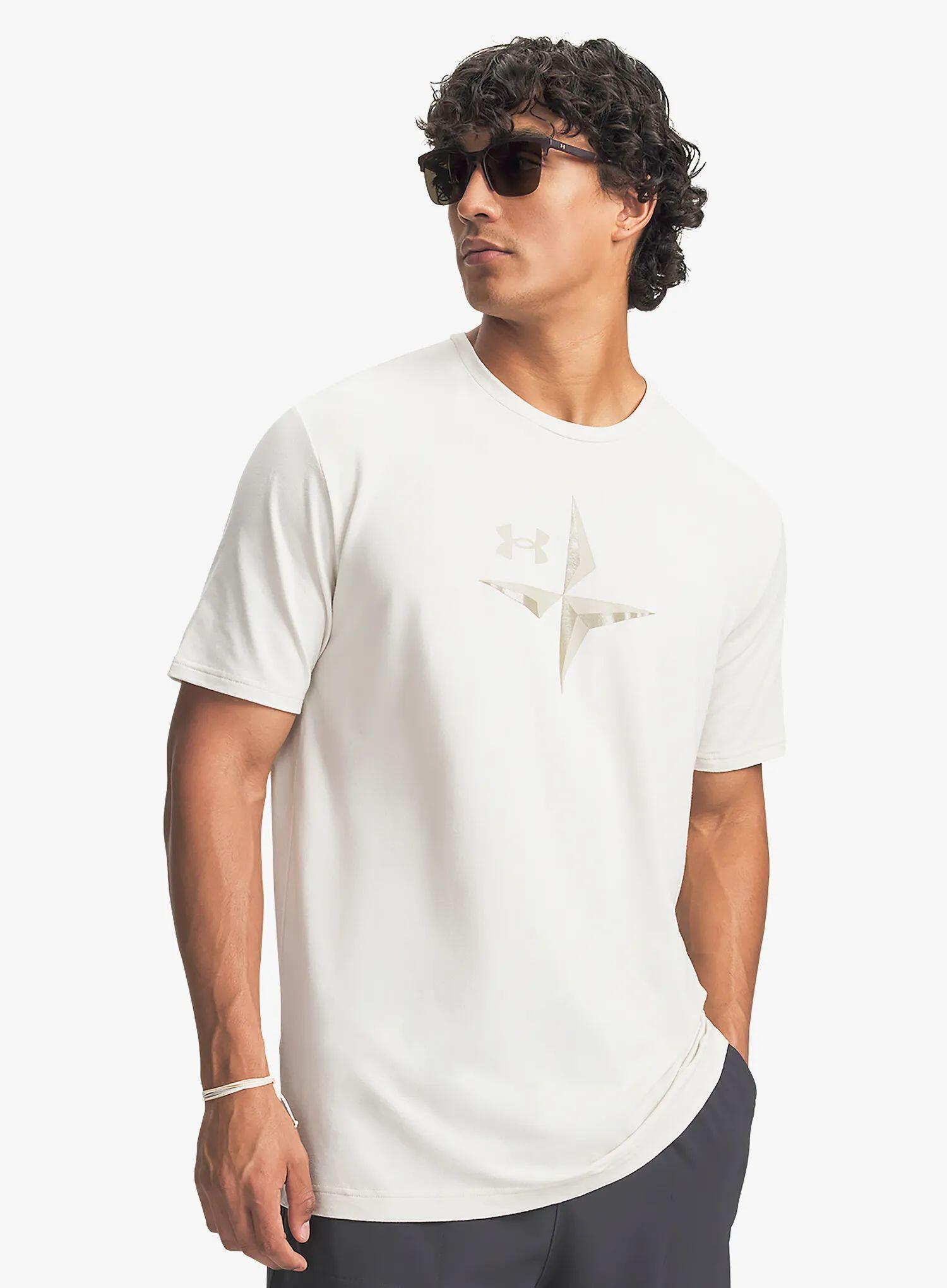 Koszulka bawełniana Under Armour Explor Graphic SS 3/4