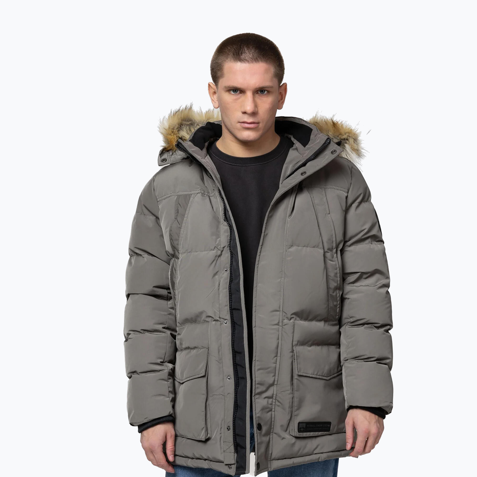 Kurtka zimowa męska Pitbull Forest Hooded Parka 4/7