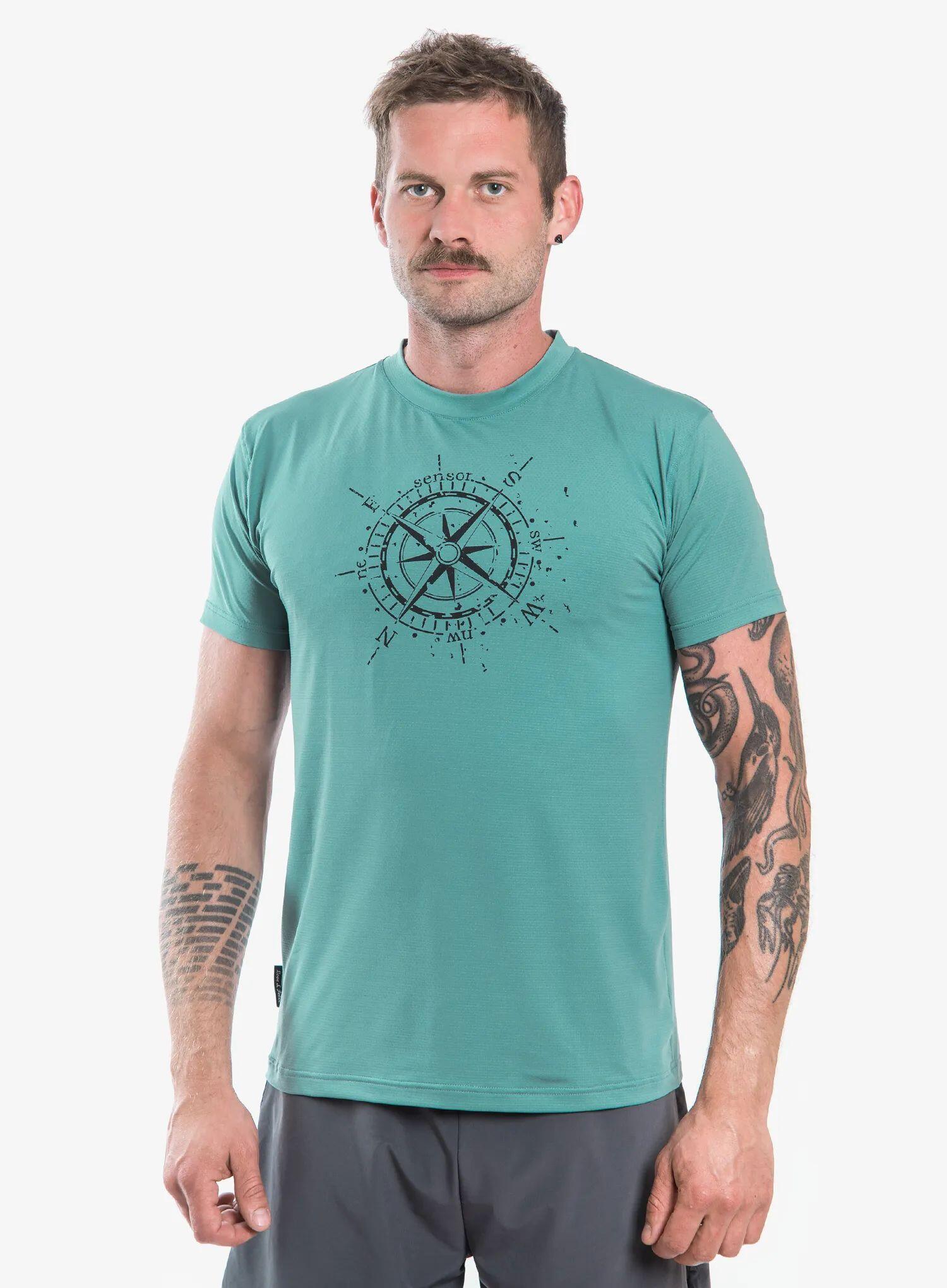 Koszulka z nadrukiem Sensor Coolmax Techtee SS Compass 5/5
