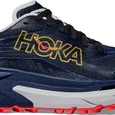 Hoka Mafate 5 Trail Running Shoes - Blue/Red
