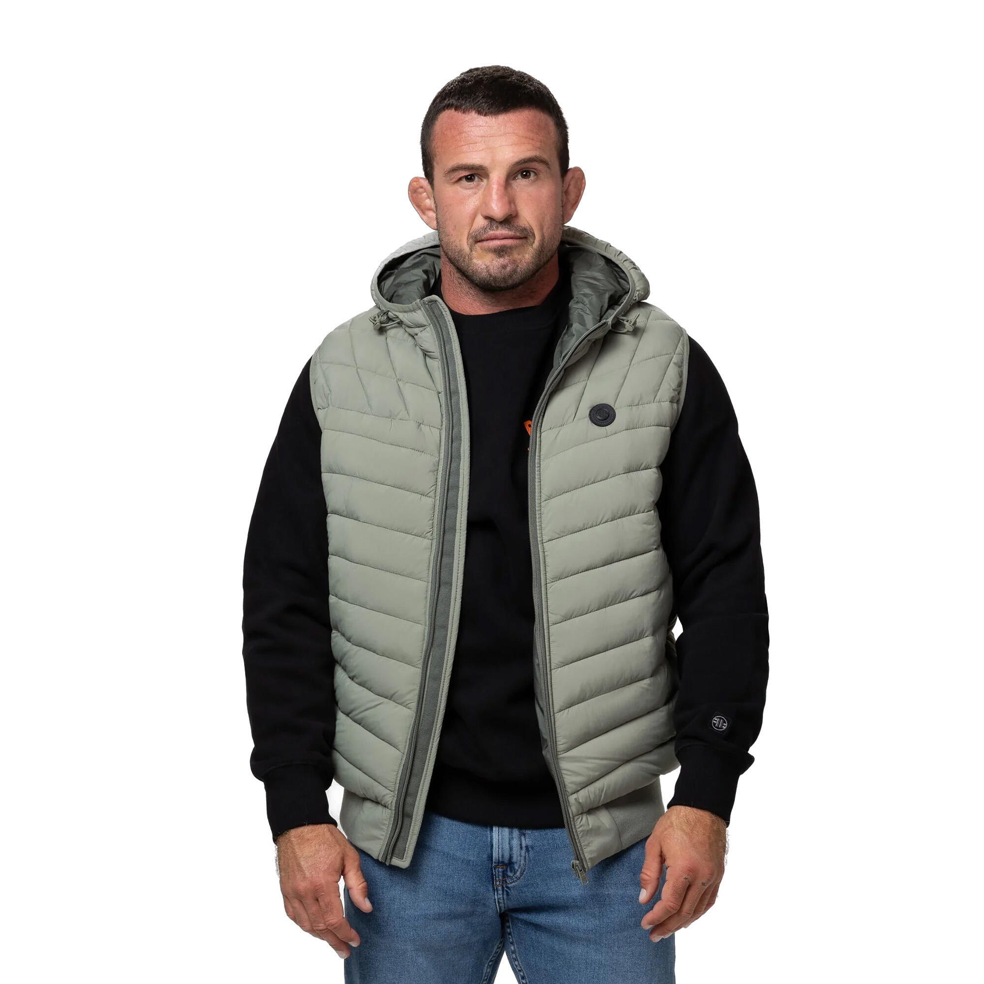 Bezrękawnik męski Pitbull Naylor Padded Hooded 7/7
