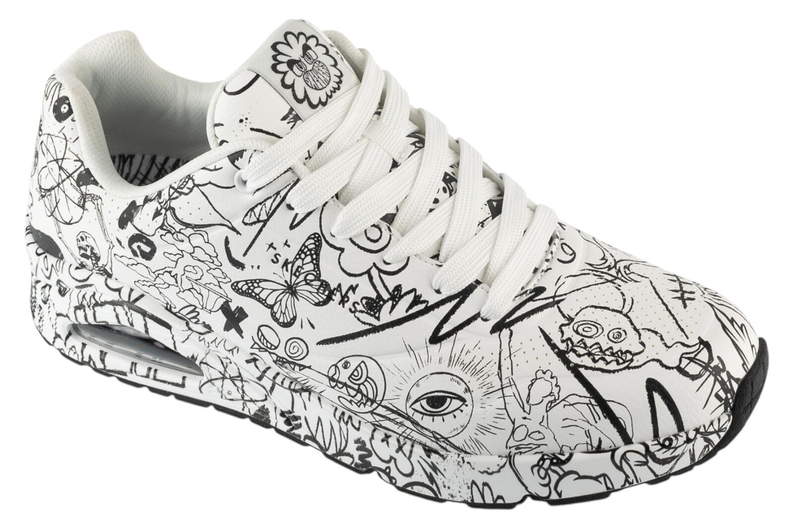 Buty sportowe Sneakersy męskie, Uno - Process Sketch