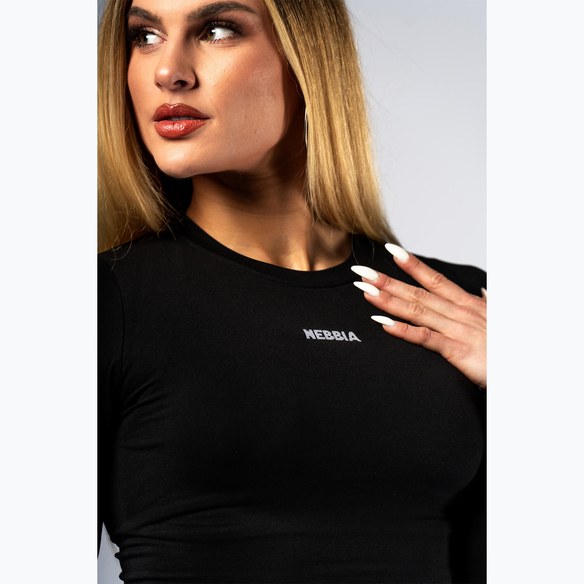 Longsleeve treningowy damski NEBBIA Power 5/7
