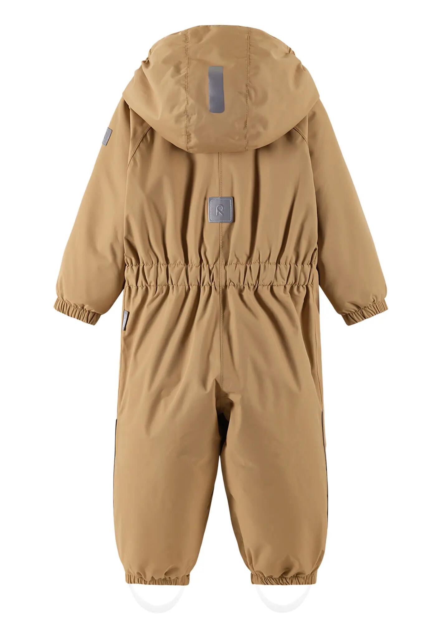 Tuta da neve per bambini piccoli Puhuri color marrone arachide 2/5