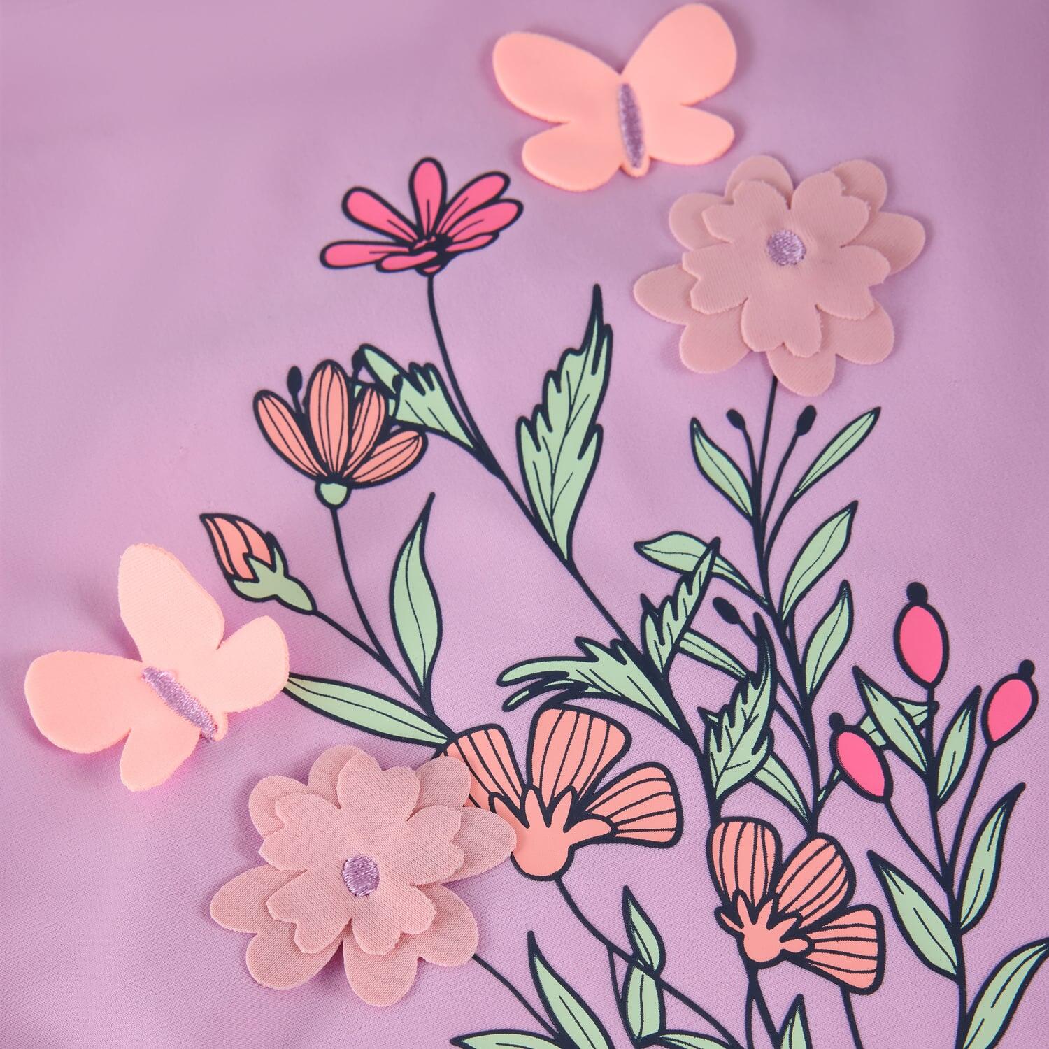 Costume da bagno per bambina Lavender Mist 3/4