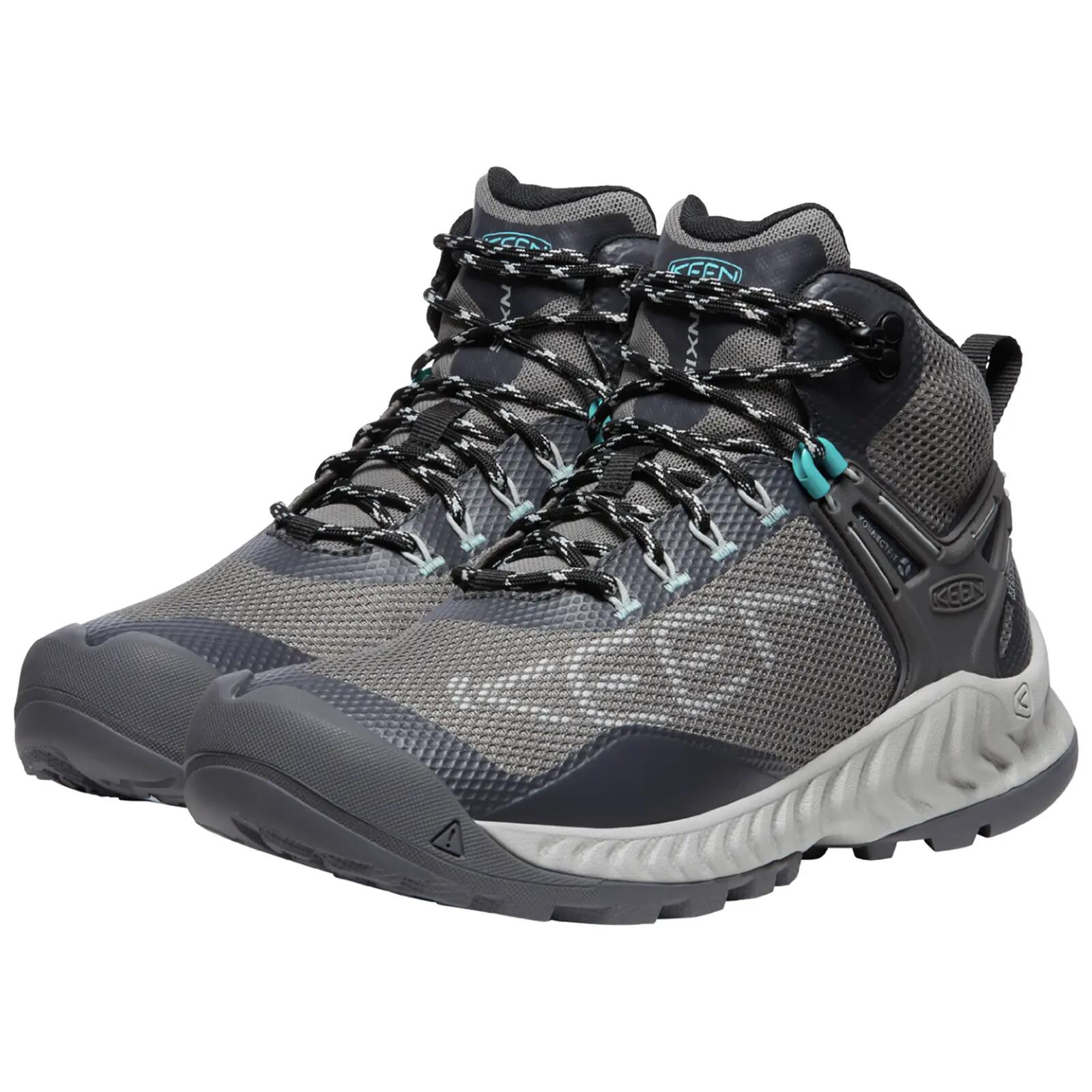 KEEN W Nxis Evo Mid WP - waterproof mid hiking shoe. 3/5
