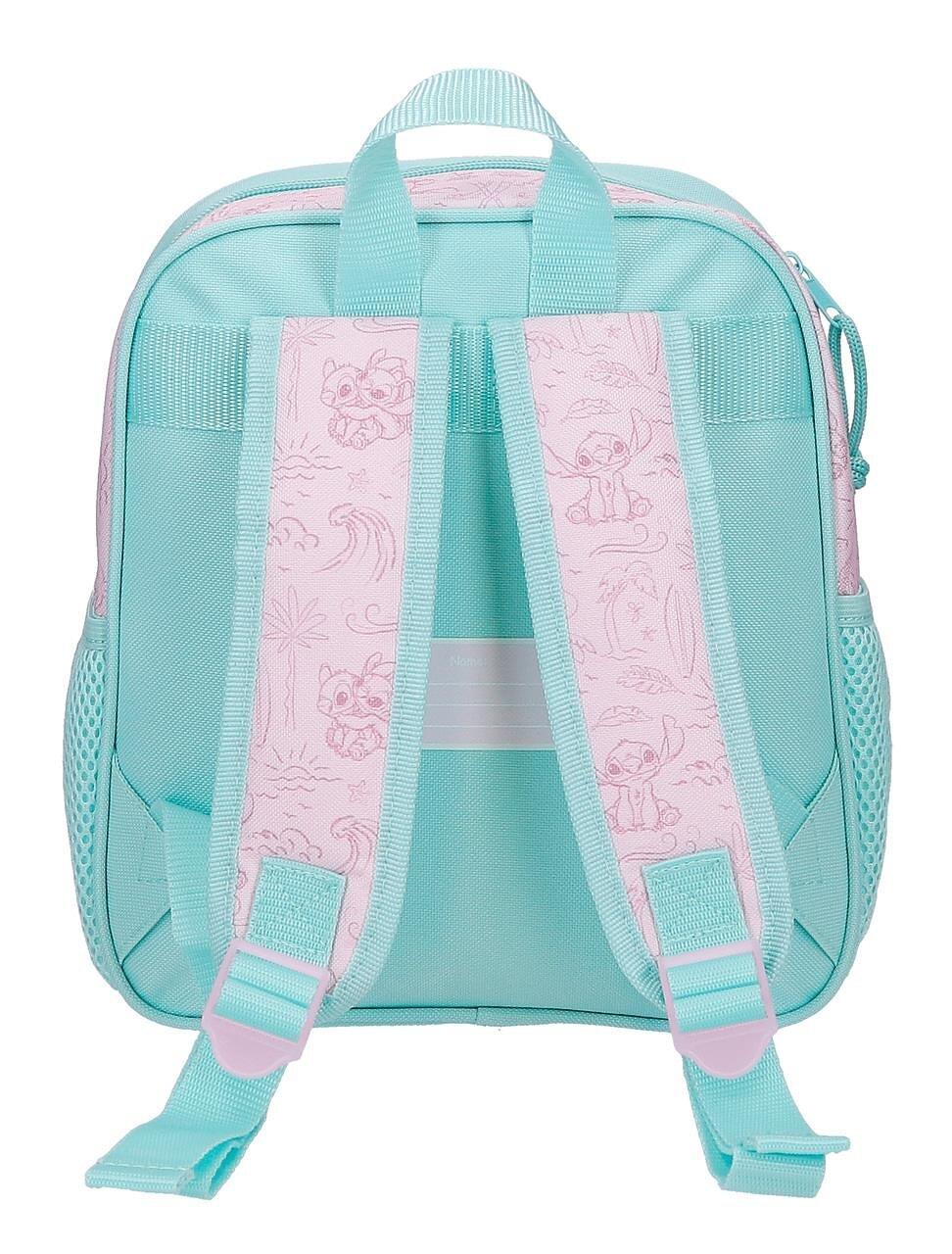 Mochila escolar Stitch Beach & love 23x25x10 cm turquesa 2/5