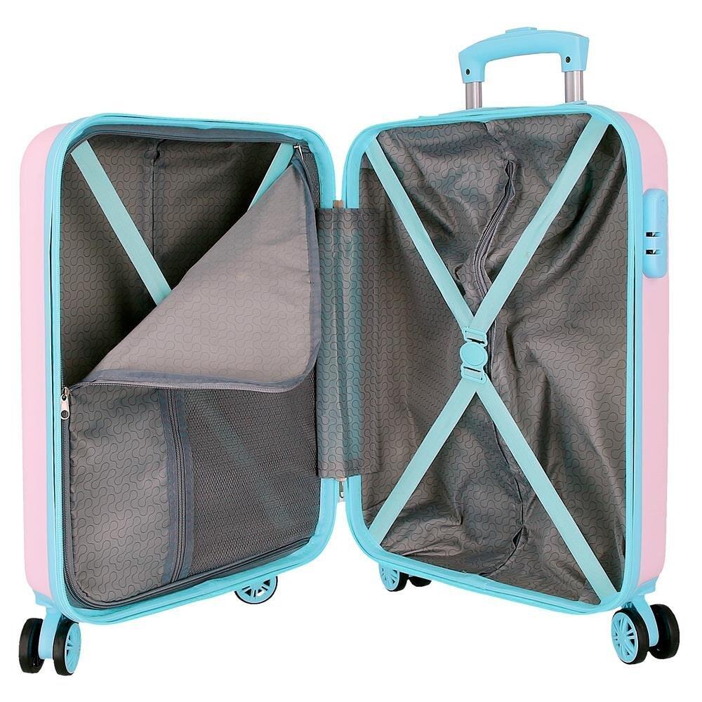 Valise cabine Minnie imagine ABS avec une capacité de 41L rose 4/5