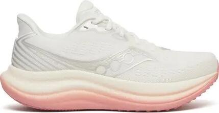 Saucony Triumph 23 Laufschuhe Damen Weiss/Rosa