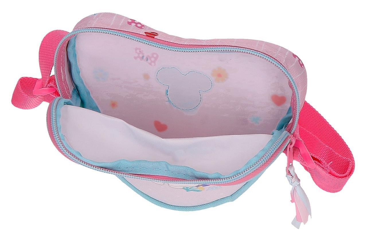 Bolsa tiracolo Minnie happy to be me 17x14x4 cm rosa 3/5