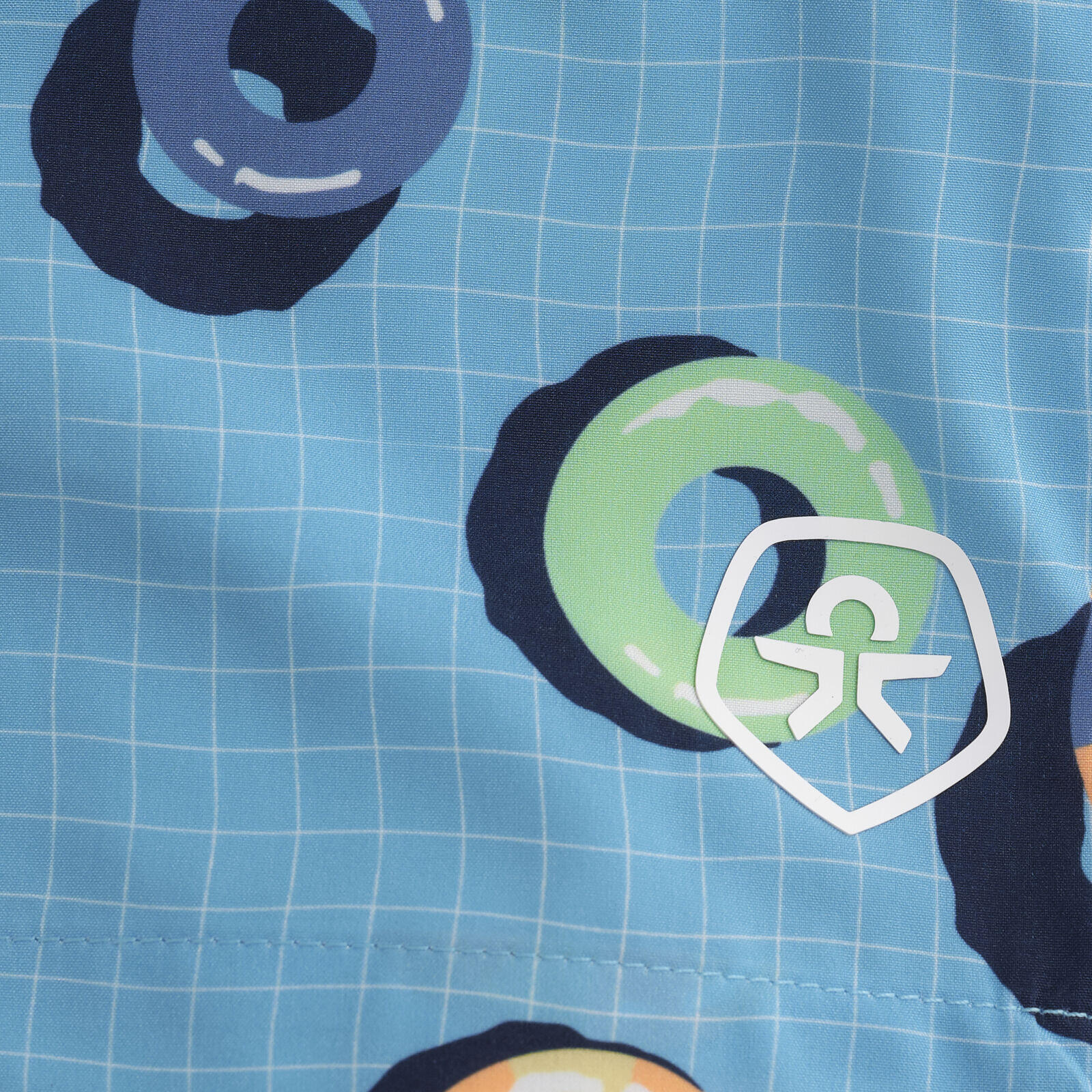 Badeshorts River Blue 3/4