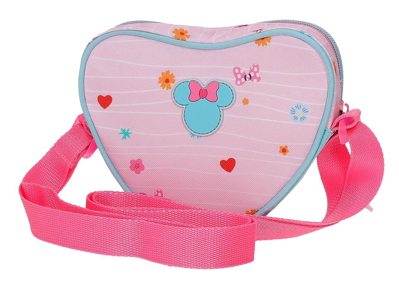 Bolsa tiracolo Minnie happy to be me 17x14x4 cm rosa 2/5