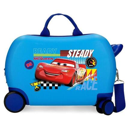 Maleta infantil Cars lets race ABS con capacidad de 24L azulon