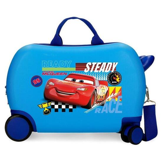 Maleta infantil Cars lets race ABS con capacidad de 24L azulon