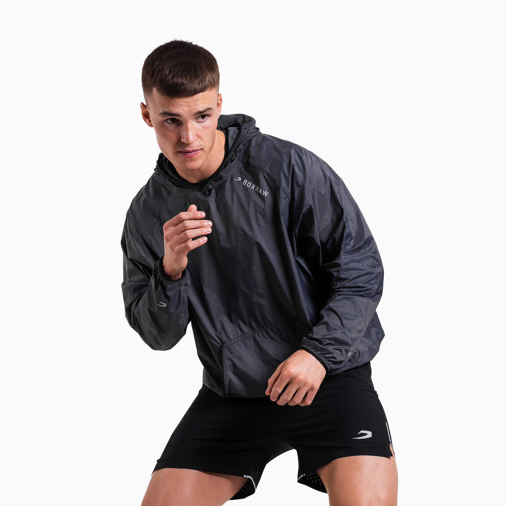 Bluza męska BOXRAW Genaro Oversized Windbreaker Hoodie 5/7