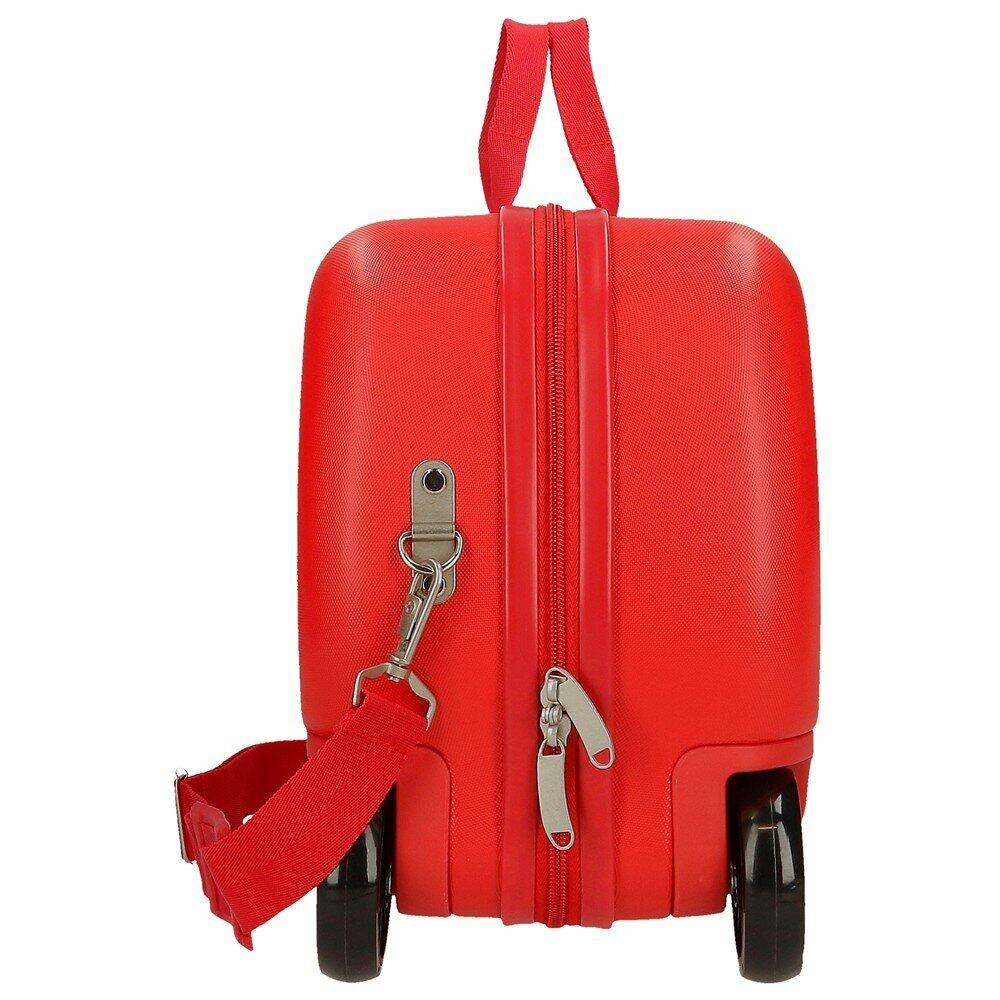 Mala infantil Pinóquio ABS com capacidade de 24L vermelho 5/5