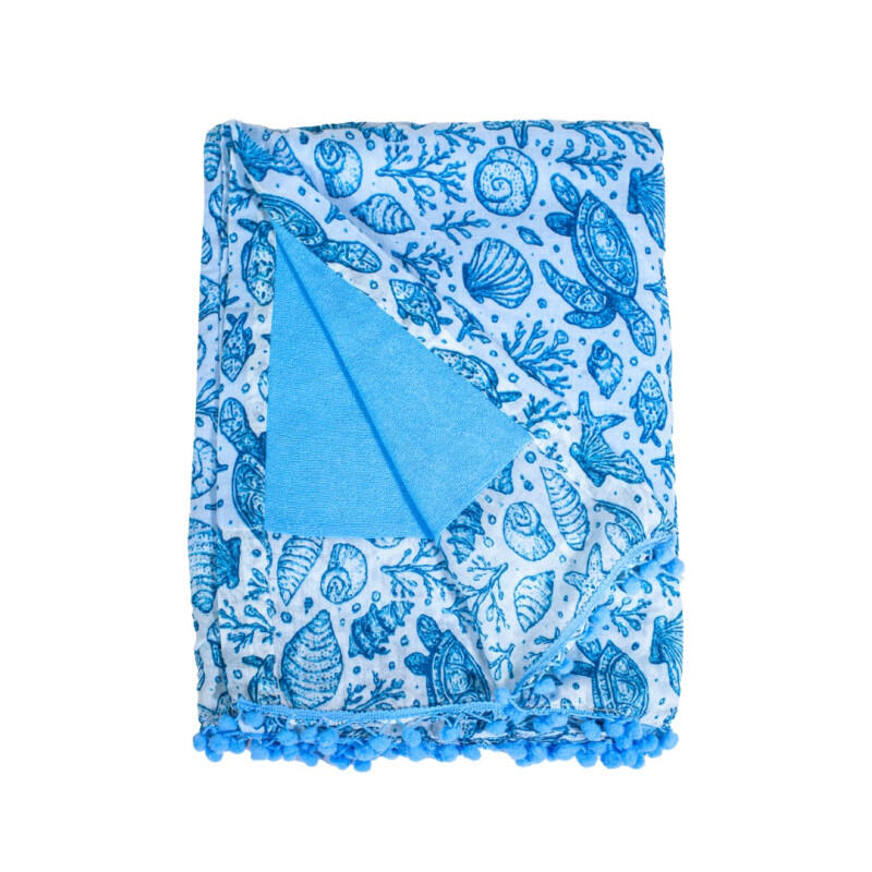 PARDAL ESTAMPADO COM TARTARUGAS TERRY 2/4