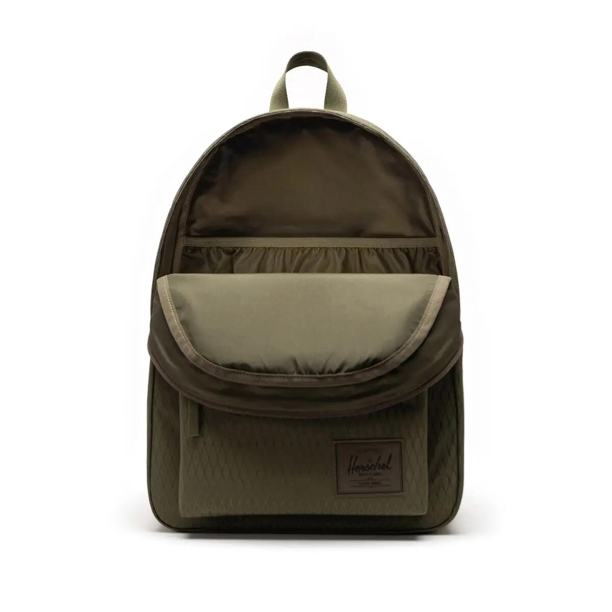 Sac à dos pour ordinateur portable 15"/16" CLASSIC 30 L unisex vert olive 3/4