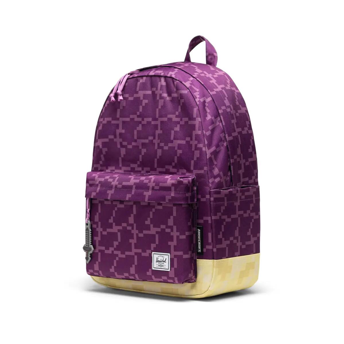 Sac à dos pour ordinateur 15/16" MINECRAFT CLASSIC XL 30L unisex mauve foncé 2/4
