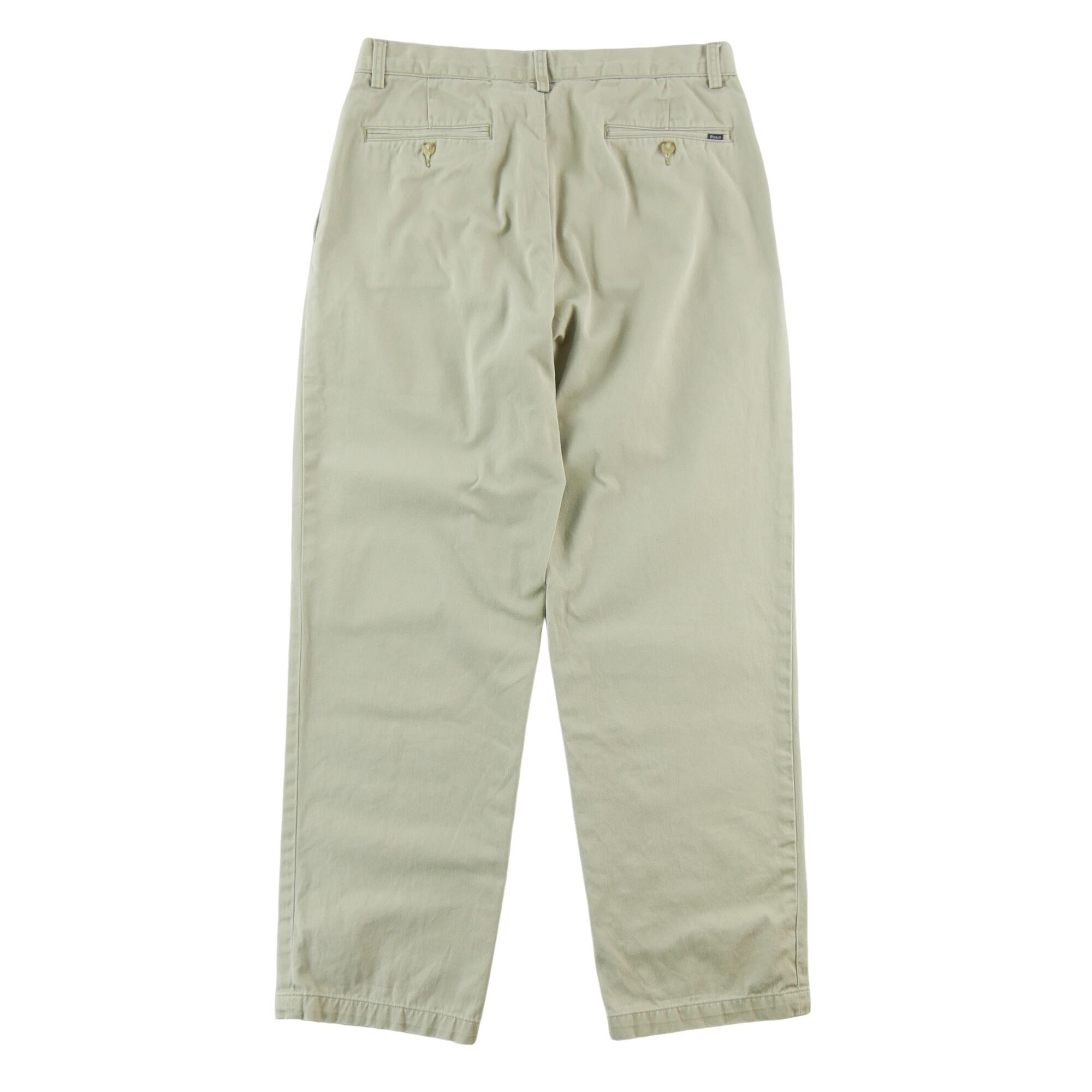 Segunda vida - Polo Ralph Lauren Calça Masculina Clássica Bege - Como novo 2/7