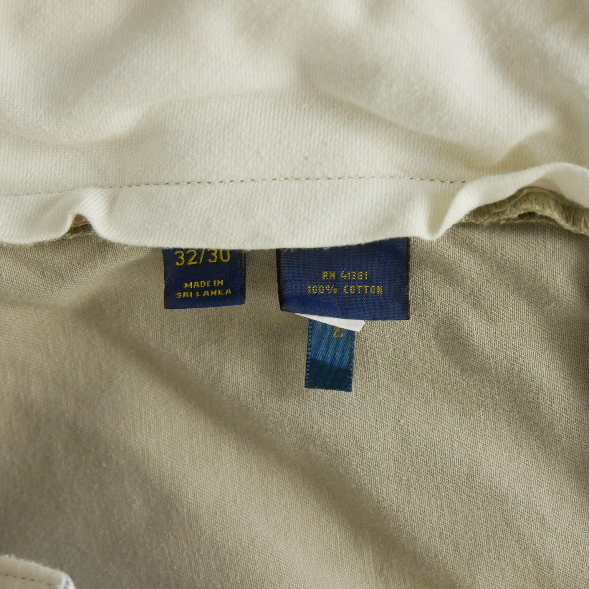 Segunda vida - Polo Ralph Lauren Calça Masculina Clássica Bege - Como novo 7/7