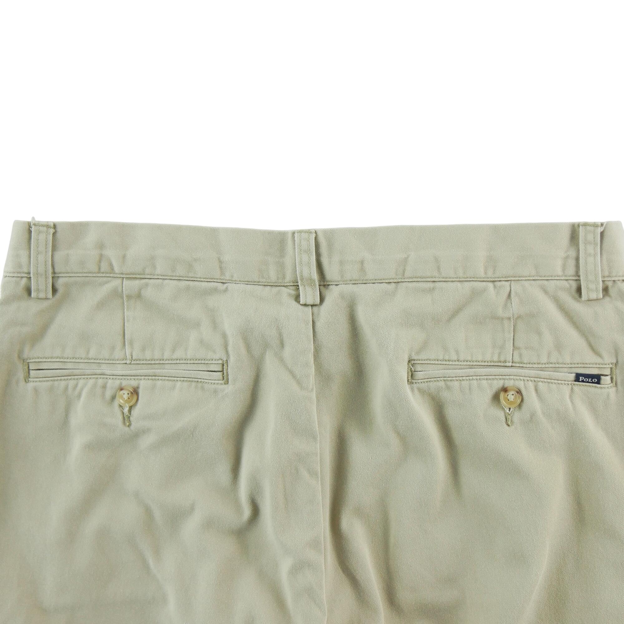 Segunda vida - Polo Ralph Lauren Calça Masculina Clássica Bege - Como novo 4/7