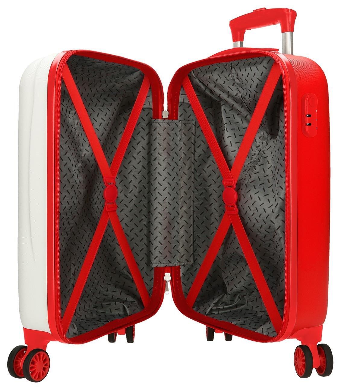 Mala de cabine Dumbo circus ABS com capacidade de 28L branco 4/5