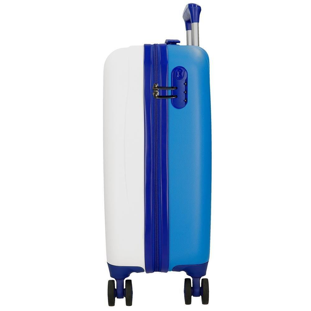 Valise cabine Frozen Sparkle like magic ABS avec une capacité de 28L blanc 5/5