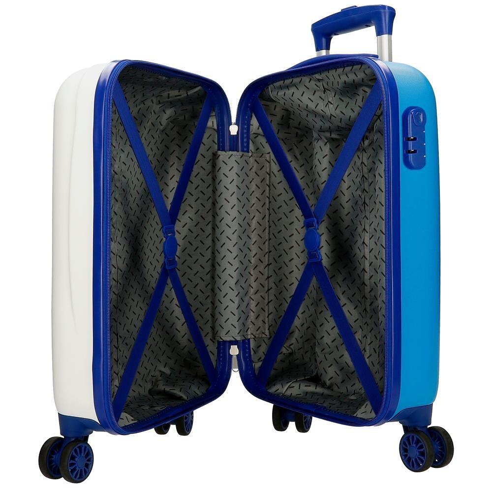 Valise cabine Frozen Sparkle like magic ABS avec une capacité de 28L blanc 4/5